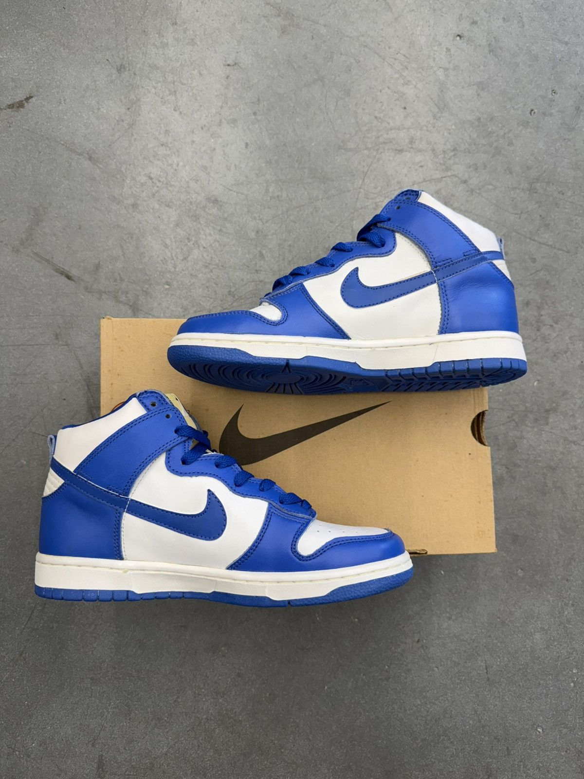 Nike × Vintage 1999 Vintage Nike Dunk High LE Kentucky Size US 7.5 / EU 40-41 - 2 Thumbnail