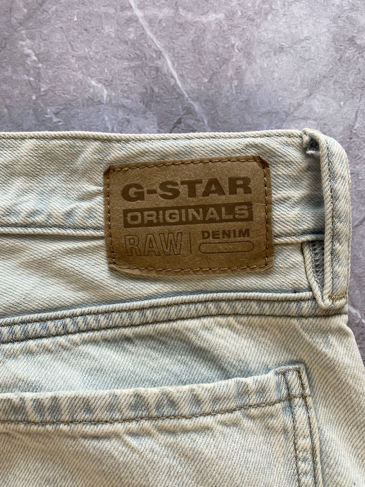G-Star × Vintage Vintage Y2K G-Star Raw Originals Denim Jeans Size US 32 / EU 48 - 6 Thumbnail