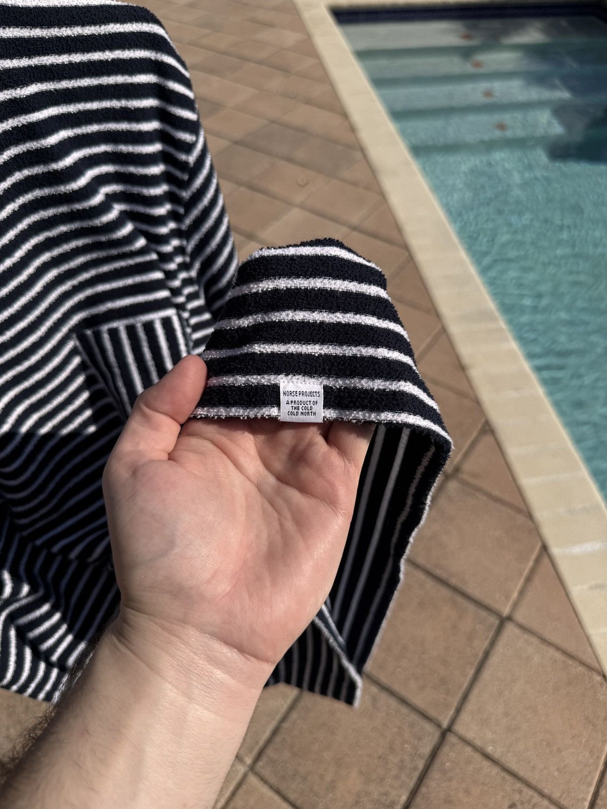 Norse Projects Norse Projects Striped Towel Tee size XL Size US XL / EU 56 / 4 - 5 Thumbnail