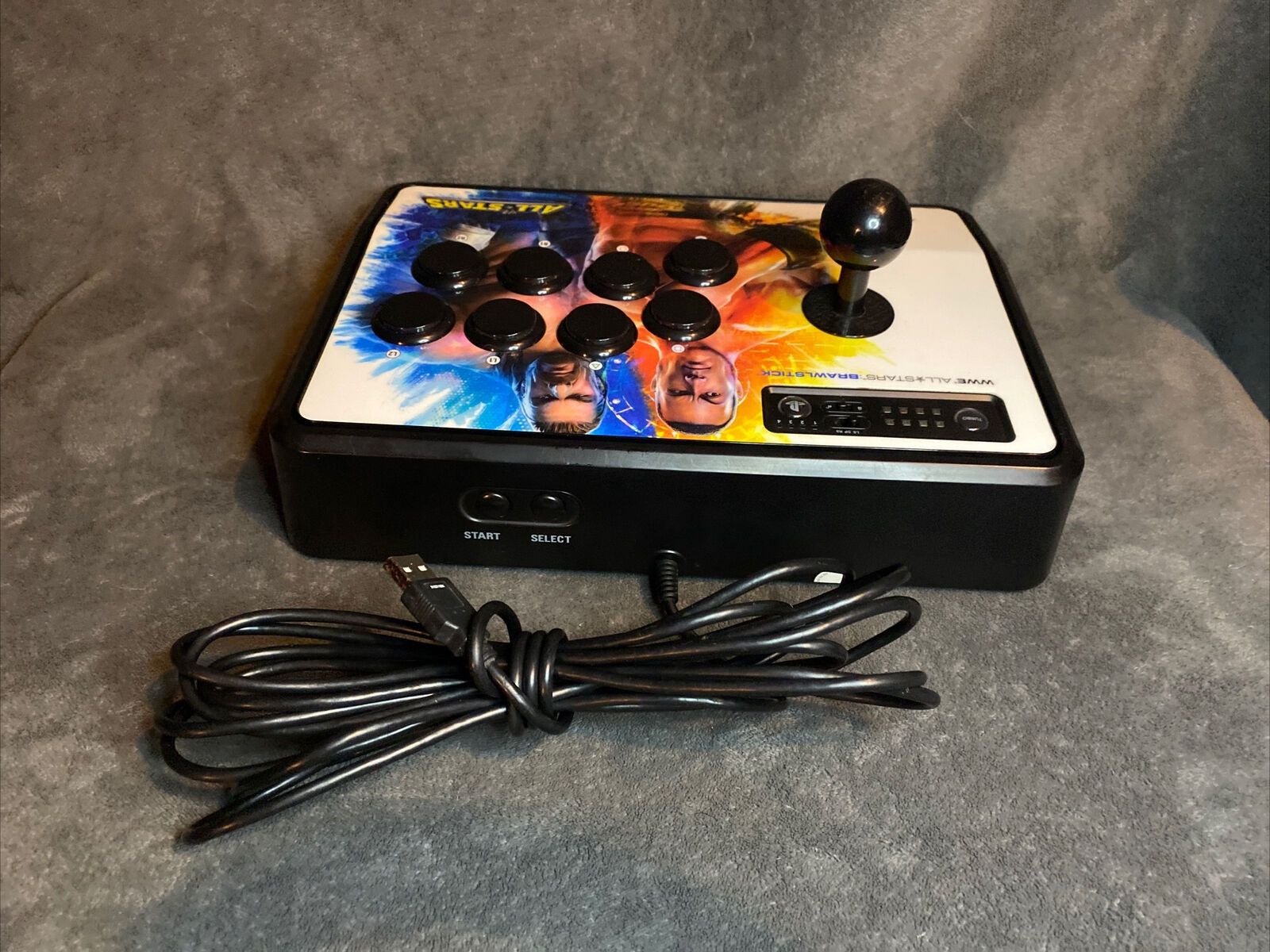 WWE Mad Catz PS3 Arcade Stick WWE ALL STARS USB Connection Size ONE SIZE - 6 Thumbnail