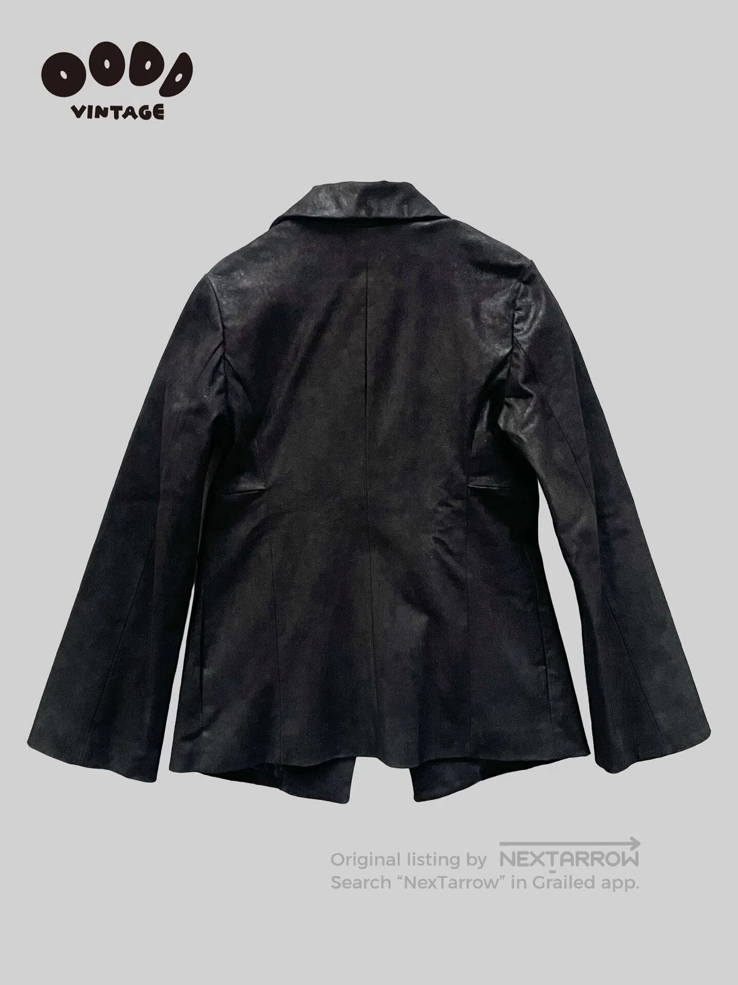 Bajra Black Suede Flare Sleeve Jacket. Size M / US 6-8 / IT 42-44 - 2 Thumbnail