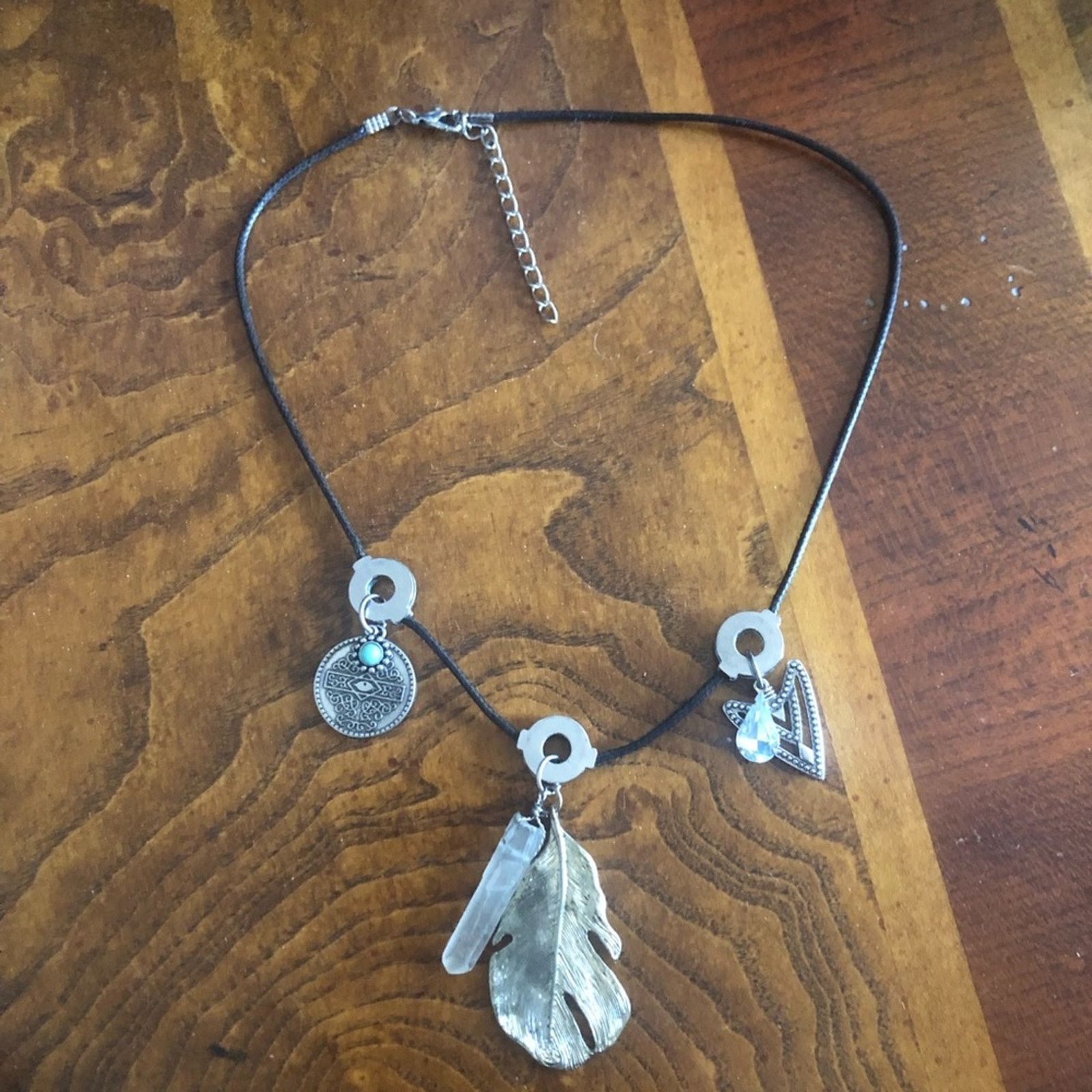 Handmade Handcrafted repurpose southwest charm necklace Size ONE SIZE - 8 Thumbnail