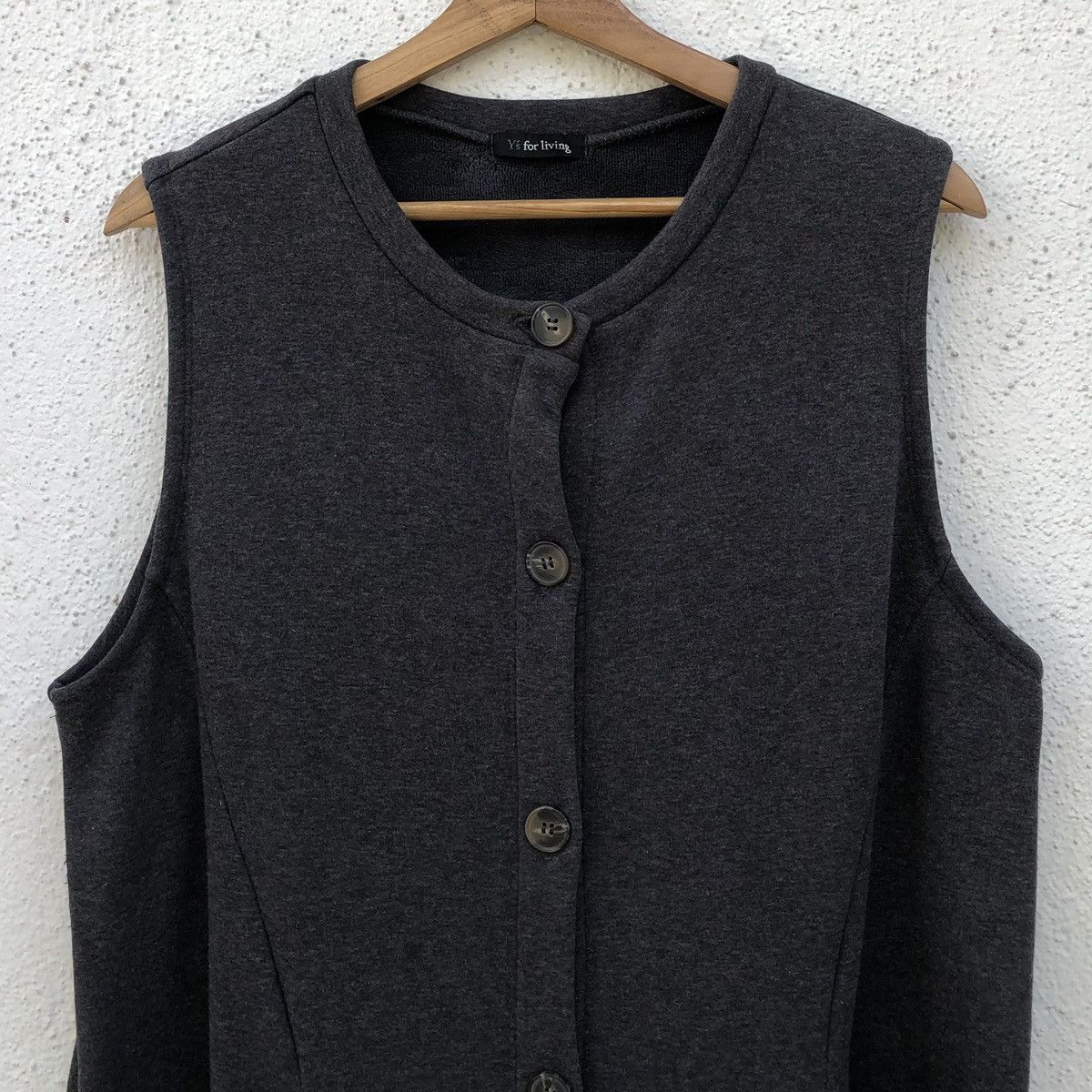 Y's Y’s For Living Yohji Yamamoto Button Up Cardigan Dress Size M / US 6-8 / IT 42-44 - 4 Thumbnail