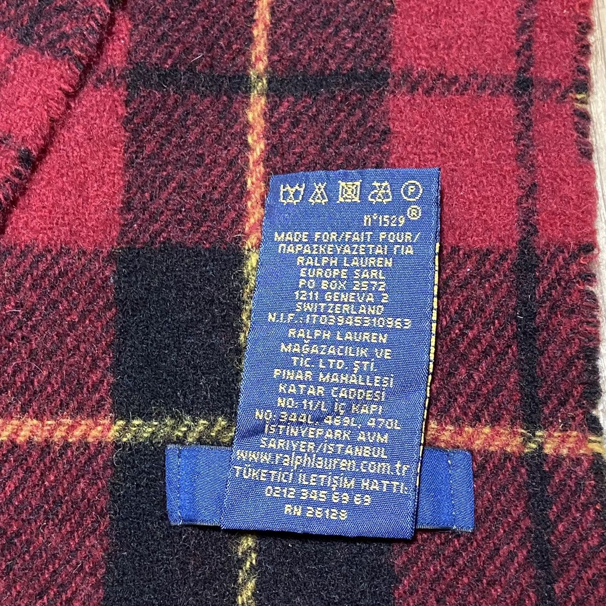 Polo Ralph Lauren 📌 Vintage Polo Ralph Lauren Virgin Wool Scarf Neckwear Size ONE SIZE - 7 Thumbnail