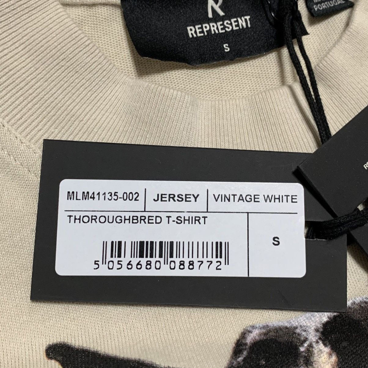Represent Clo. Represent Small Tee Thoroughbred Dog Vintage White T-Shirt Size US S / EU 44-46 / 1 - 6 Thumbnail