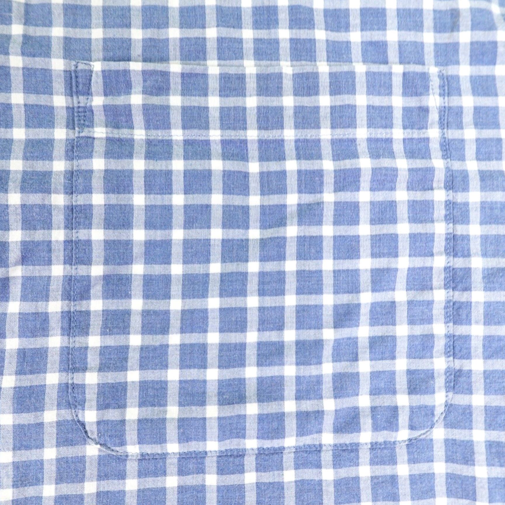 johnnie-O Johnnie O Shirt Mens XL Blue White Plaid Button Up Long Sleeve Surf Lightweight Size US XL / EU 56 / 4 - 4 Thumbnail
