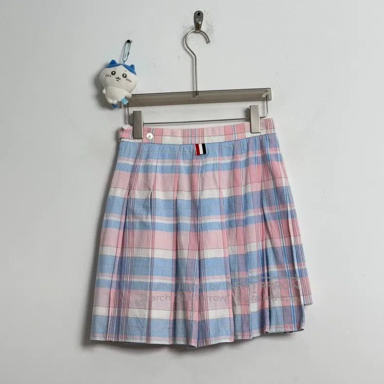 Thom Browne Thom Browne Colorful Plaid Pleated Skirt Size 25" / US 0 / IT 36 - 3 Thumbnail