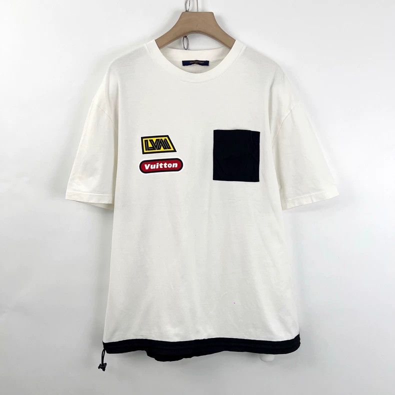 Louis Vuitton Louis Vuitton Graffiti letter pocket panel short sleeve Size US XXL / EU 58 / 5 - 1 Thumbnail