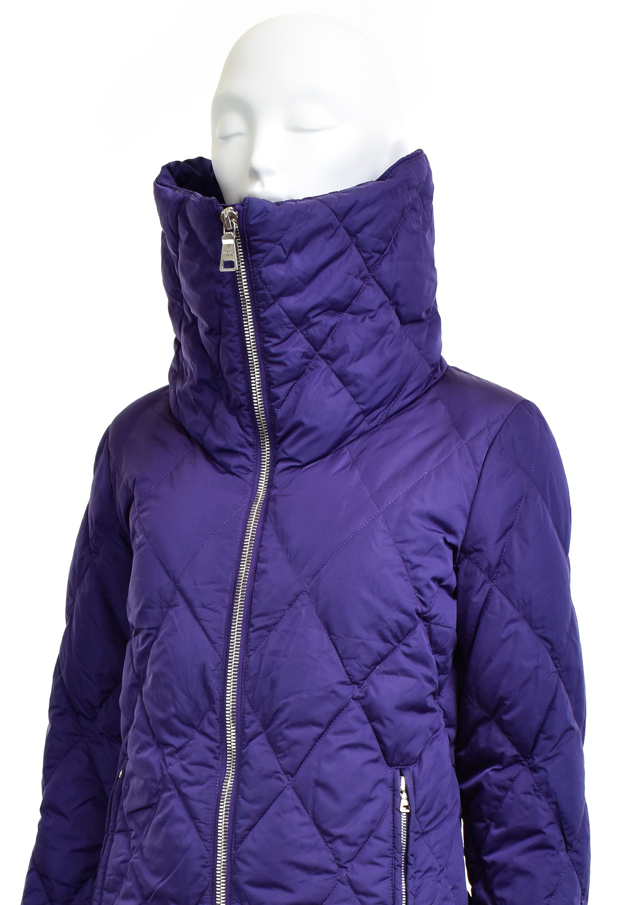 Prada PRADA 280061 Down Puffer Ski Jacket High Collar Coat Size 40 Size S / US 4 / IT 40 - 2 Thumbnail