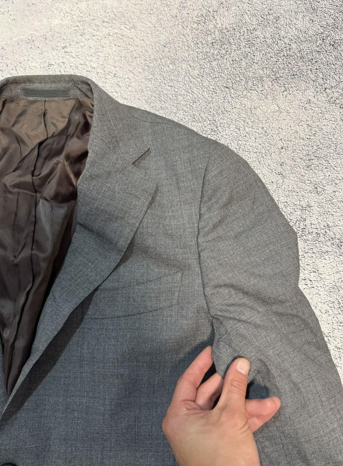 Suitsupply Lazio Blazer Mens 52 EU 42 US Slim Gray Wool