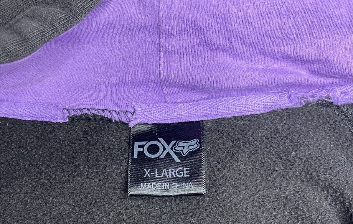 Fox Racing Vintage Y2K Fox Racing Hoodie Jacket Black Full Zip Size XL / US 12-14 / IT 48-50 - 6 Thumbnail