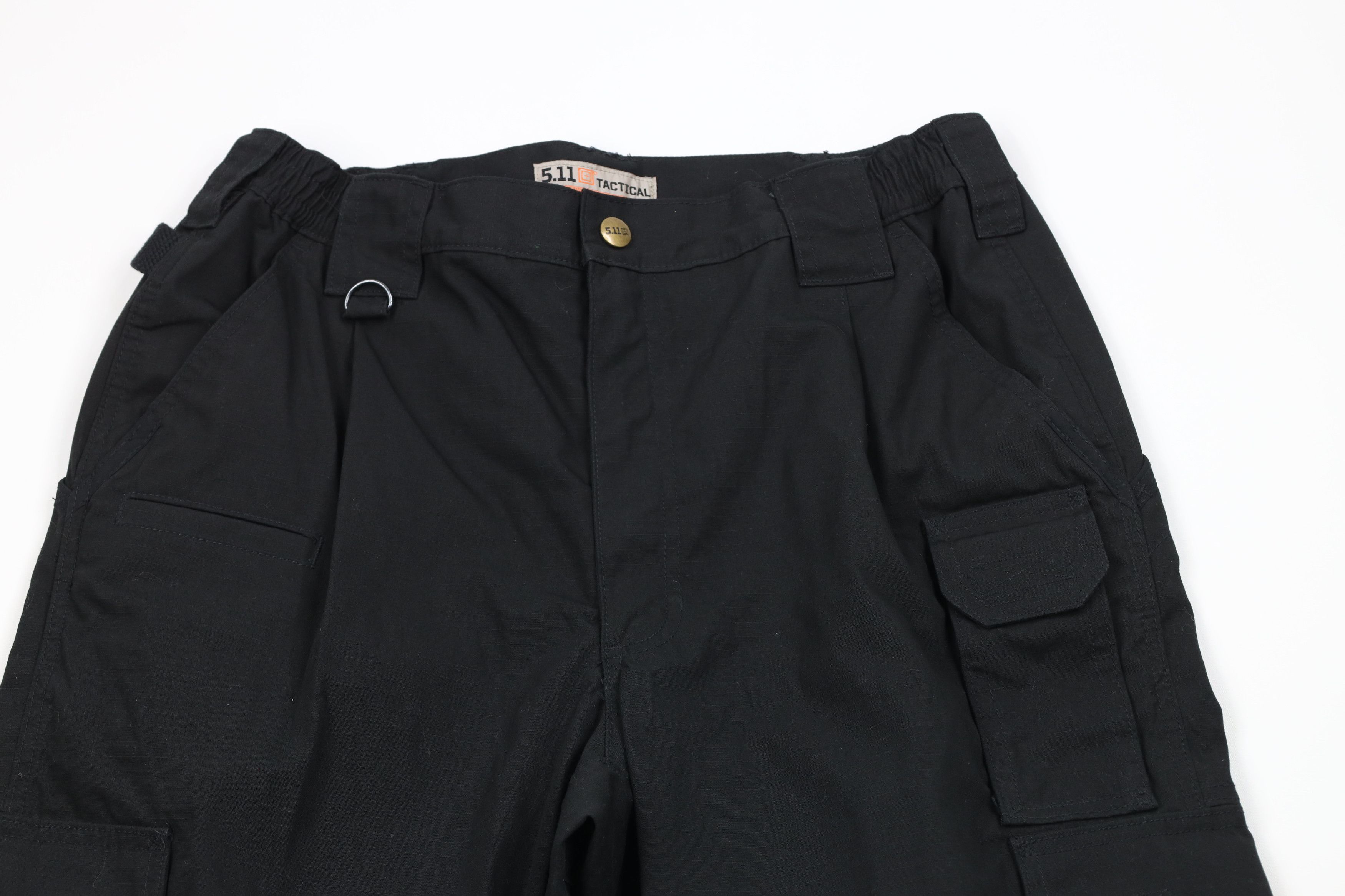 Vintage 5.11 Tactical Series Ripstop Double Knee Cargo Pants Black Size US 34 / EU 50 - 2 Thumbnail