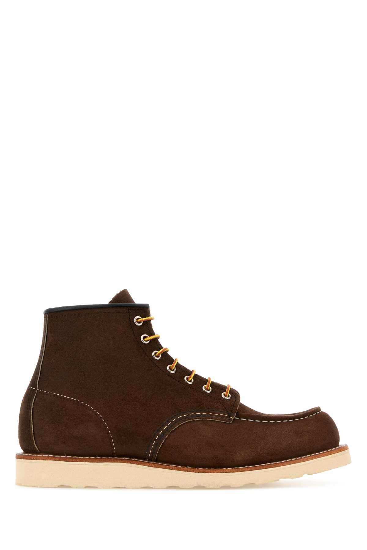 Red Wing Chocolate Suede Ankle Boots Size US 10 / EU 43 - 1 Thumbnail