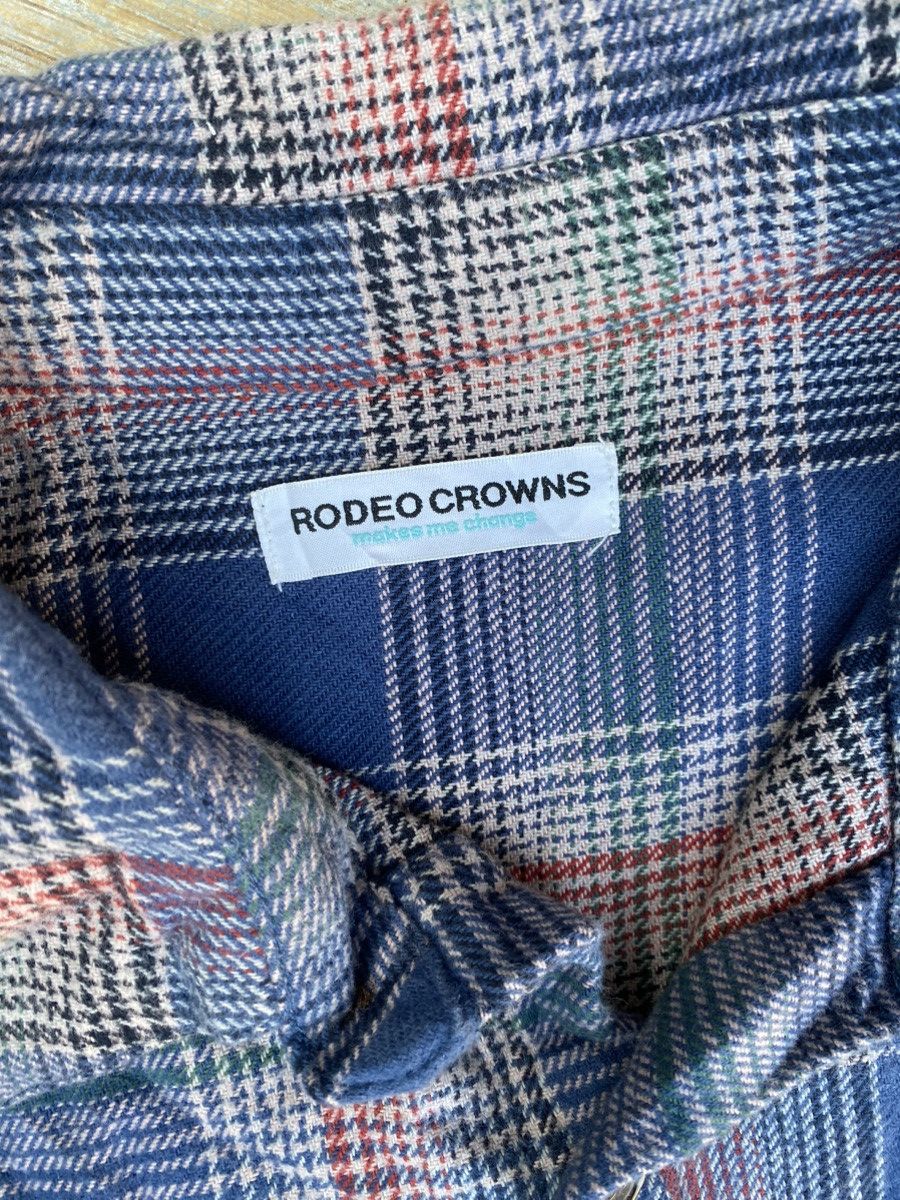 Flannel × Japanese Brand Vintage Rodeo Crown Blouses Flannel Size XL / US 12-14 / IT 48-50 - 7 Thumbnail