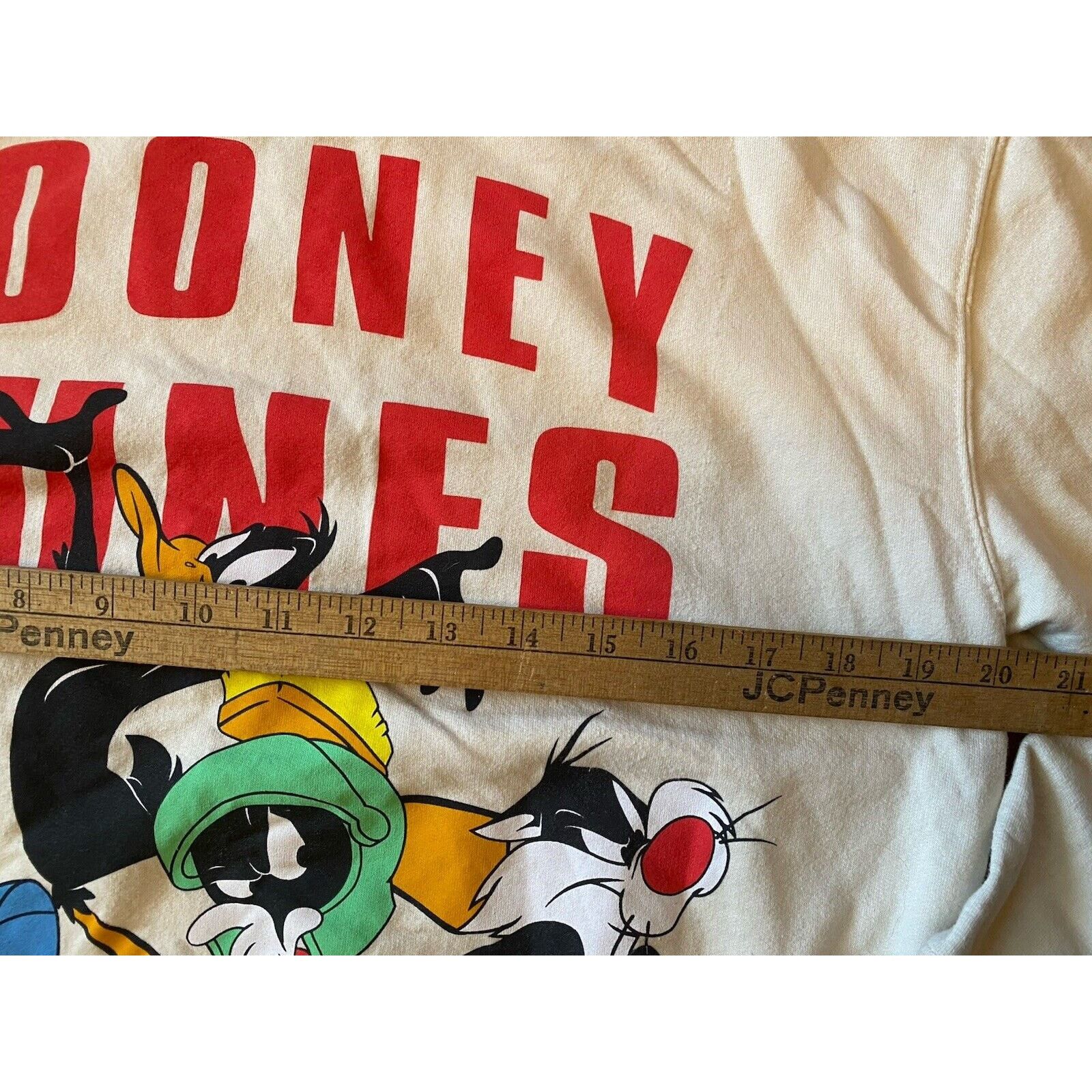 Other Looney Tunes Characters Sweatshirt Women’s Medium Cream Size M / US 6-8 / IT 42-44 - 6 Thumbnail
