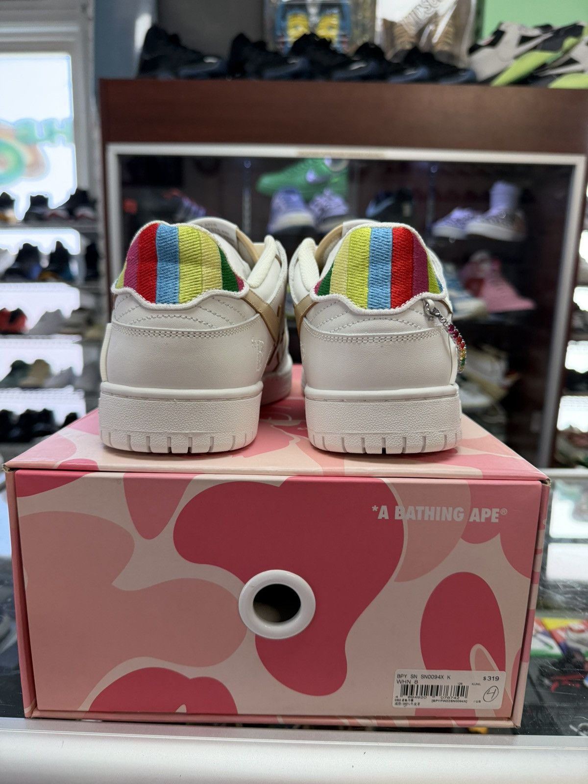 Bape Bapy X Bape Skatesta ‘Rainbow’ Size US 8 / EU 41 - 4 Thumbnail