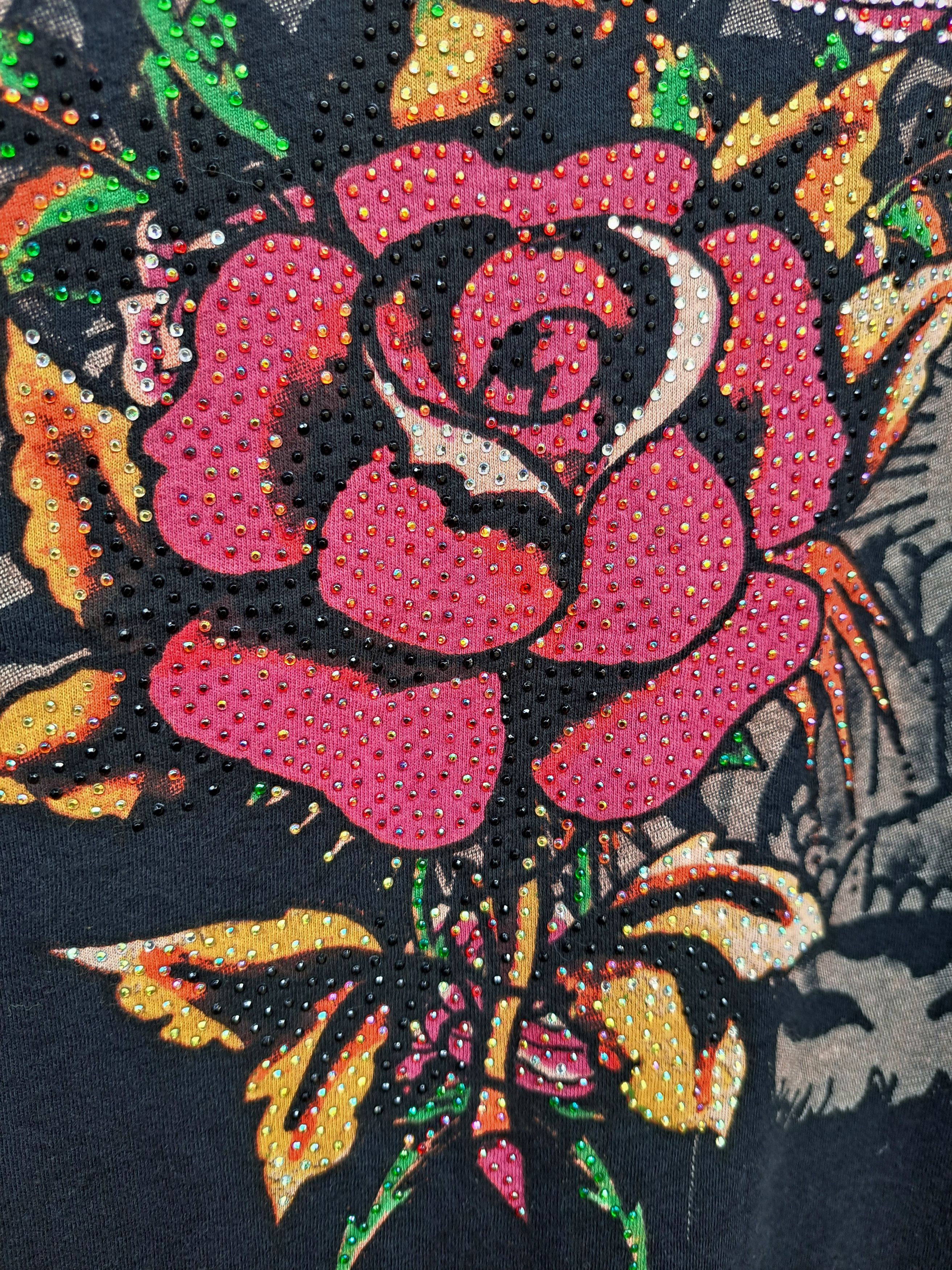 Ed Hardy Y2K Ed Hardy by Christian Audiger Printed Tshirt Tunic Size L / US 10 / IT 46 - 4 Thumbnail