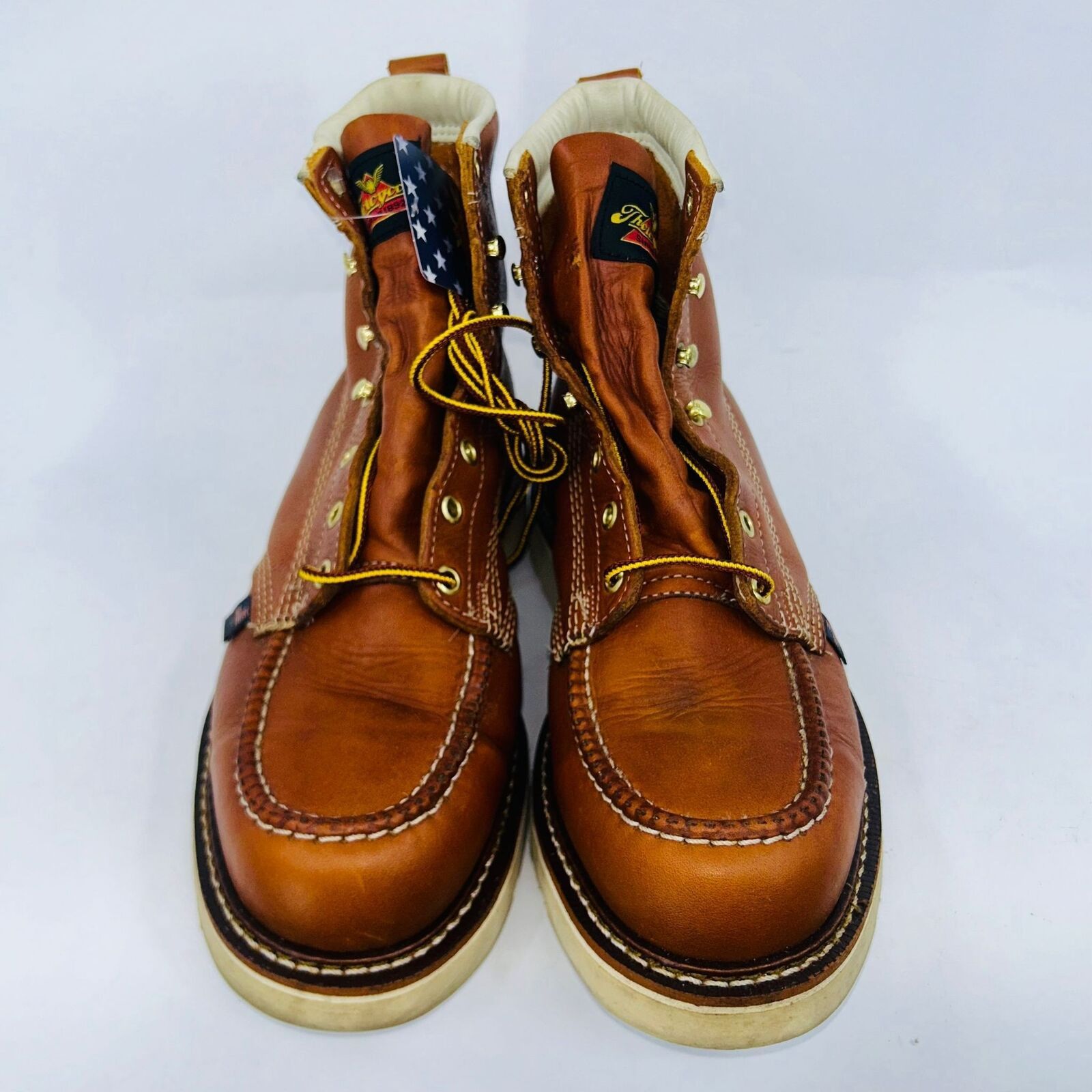 Thorogood THOROGOOD AMERICAN HERITAGE6″ TOBACCO WORK BOOTS SIZE 