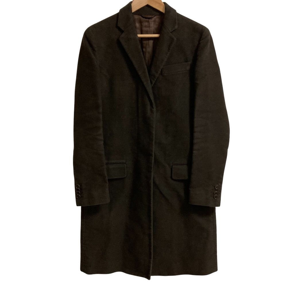 Helmut Lang Helmut Lang Helmut Lang Moleskin Chester Coat Textile Outerwear DUTY FREE for USA Size ONE SIZE - 1 Thumbnail