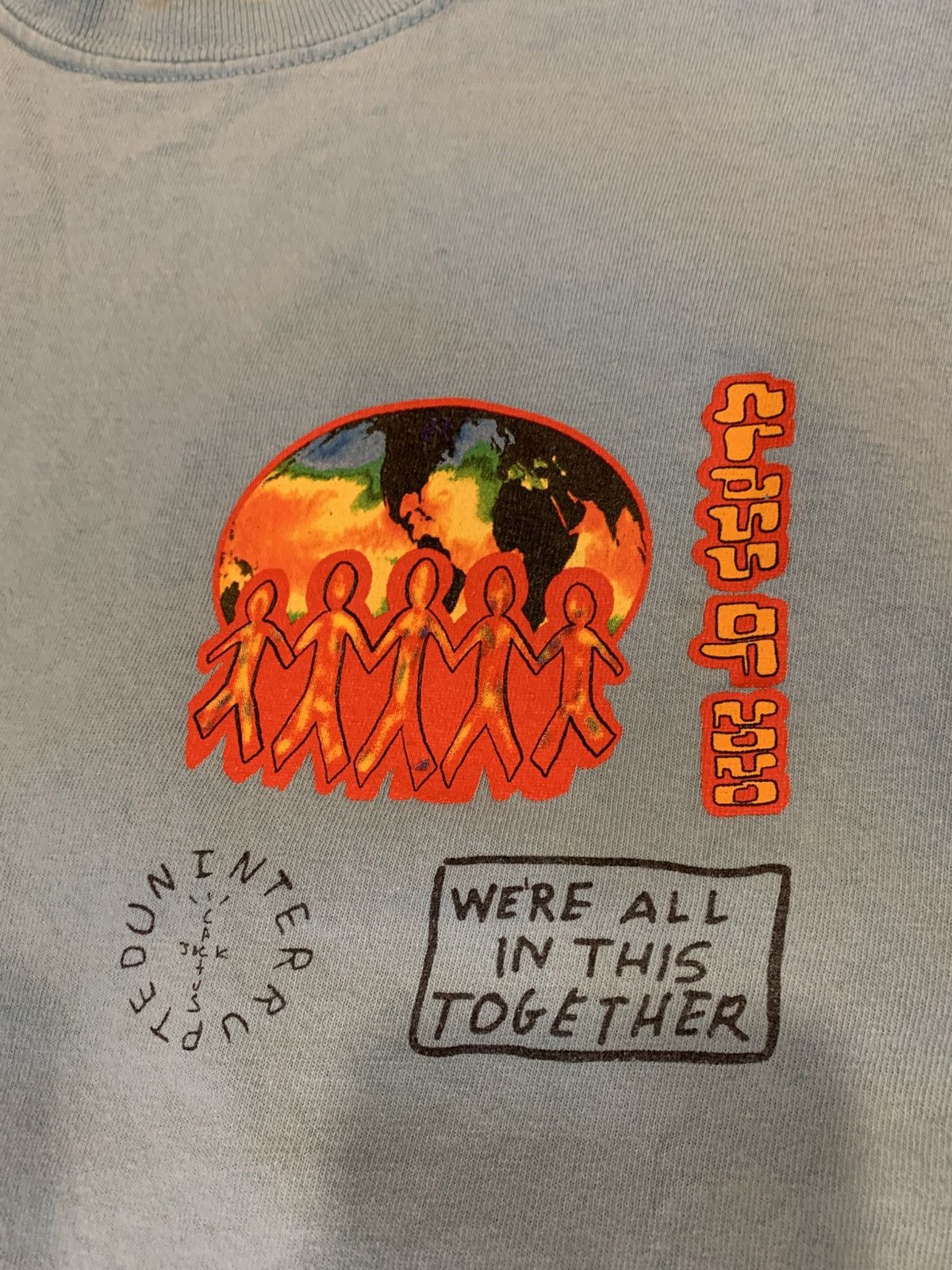 Travis Scott Travis Scott x Cactus Jack Class of 2020 T-Shirt Light Blue Size US M / EU 48-50 / 2 - 5 Thumbnail