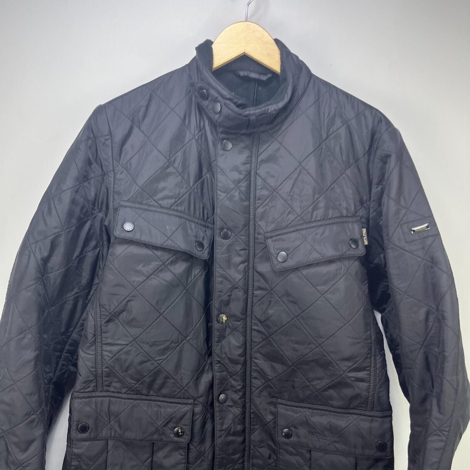 Barbour × Vintage Vintage Barbour International Ariel Polar Quilt Mens Medium Size US M / EU 48-50 / 2 - 2 Thumbnail