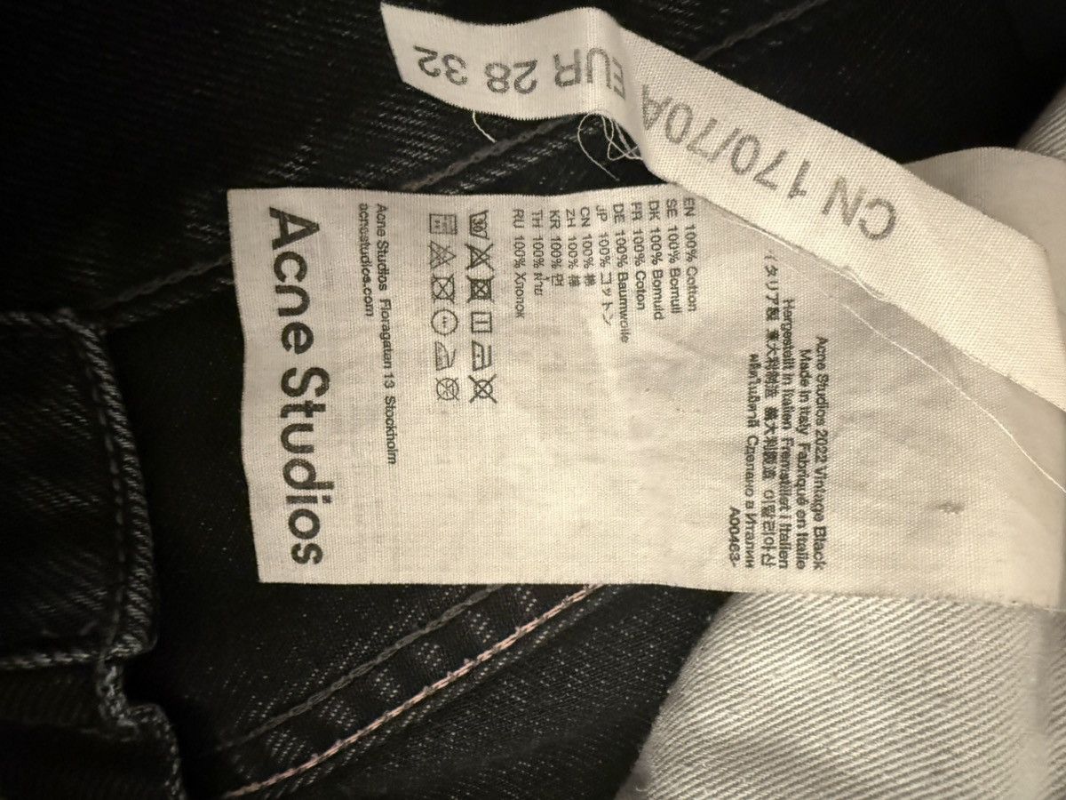 Acne Studios Acne Studios 2022 Vintage Black Jeans Size US 28 / EU 44 - 8 Thumbnail