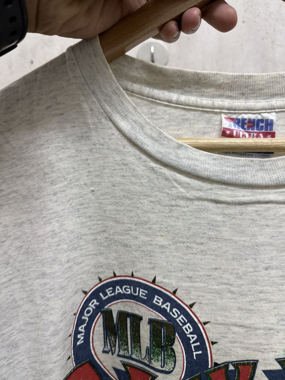 MLB Vintage 90’s MLB New York Yankees Trench Tees Size US L / EU 52-54 / 3 - 10 Thumbnail