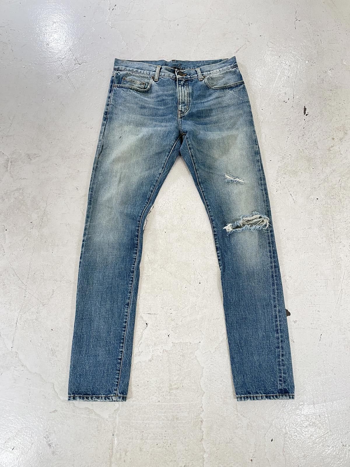 Saint Laurent Paris Saint Laurent Paris Selevedge Denim Size US 34 / EU 50 - 1 Thumbnail