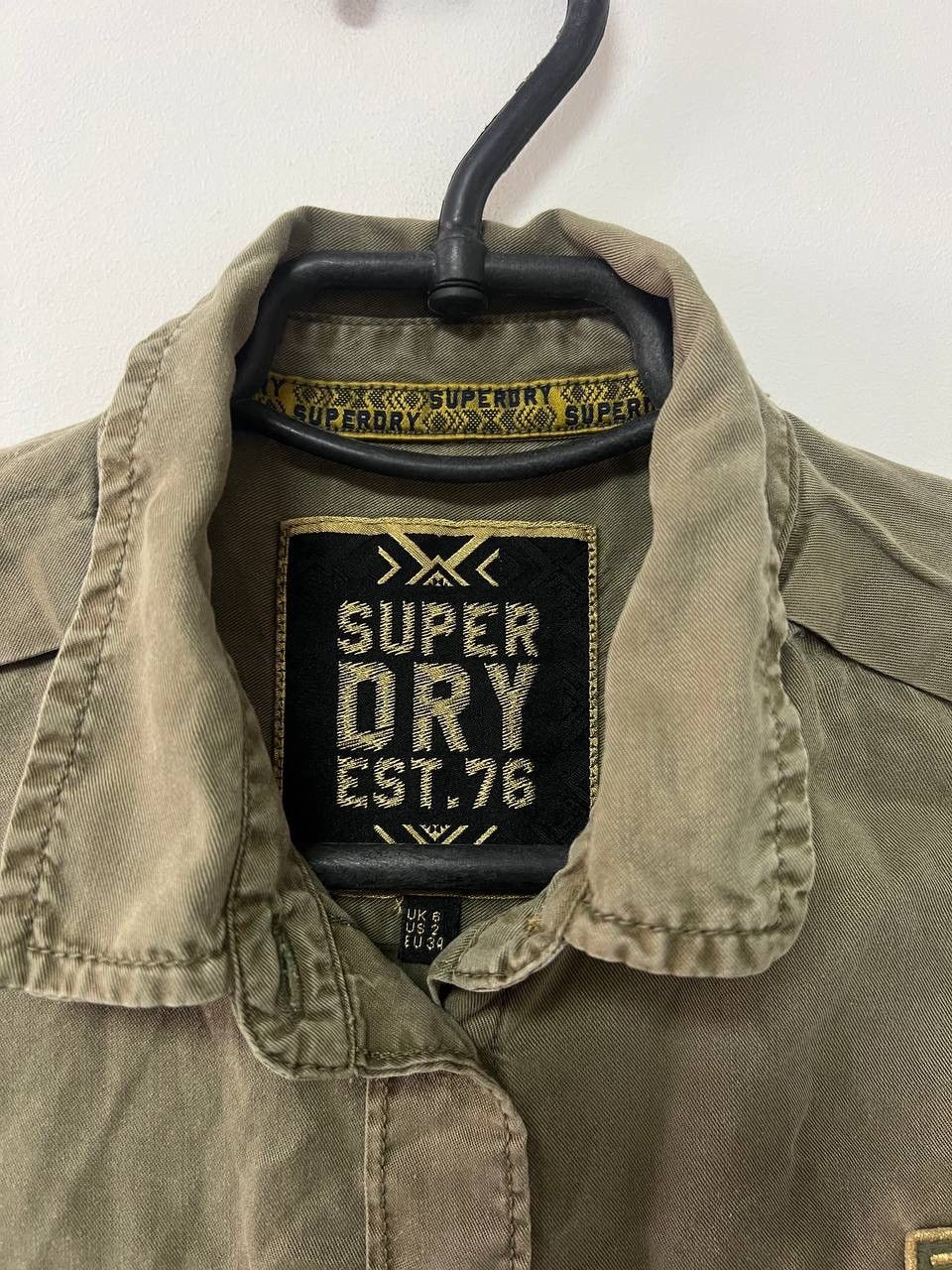 Superdry Vintage Super Dry Military Army Jacket Green US 2 EU 34 Size XS / US 0-2 / IT 36-38 - 6 Thumbnail