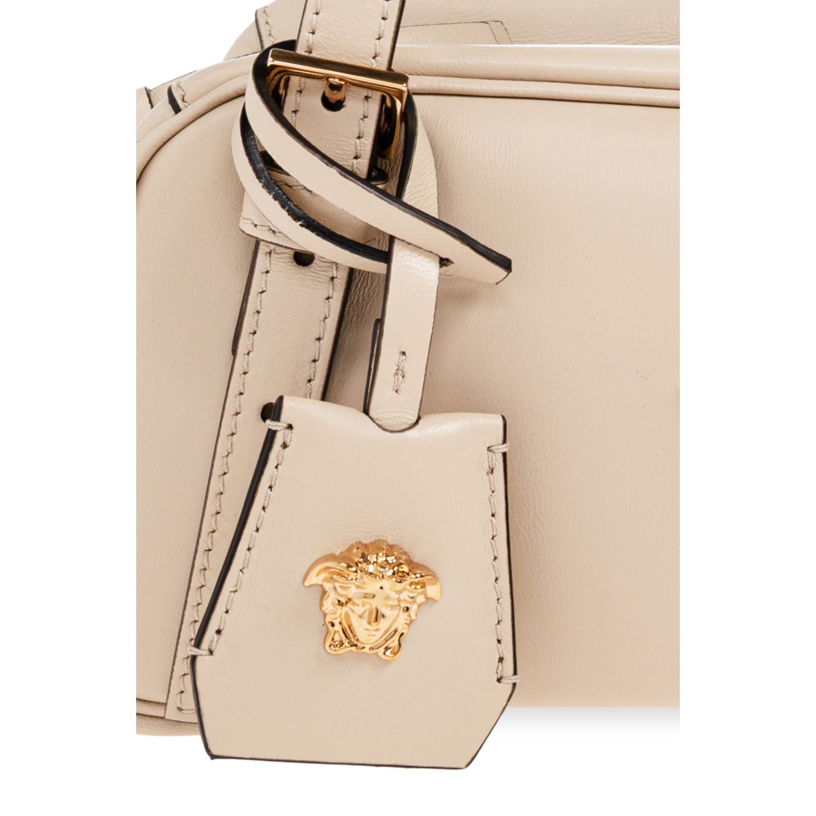 Versace VERSACE Tag Bowling Beige Leather Bag New & Authentic Size ONE SIZE - 5 Thumbnail