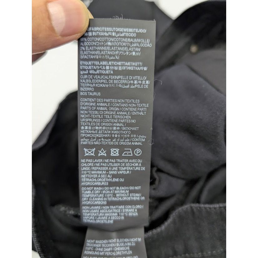 Saint Laurent Paris o1rshd1 Skinny 5 Pockets Low Jean Pants in Black Size US 34 / EU 50 - 17 Thumbnail