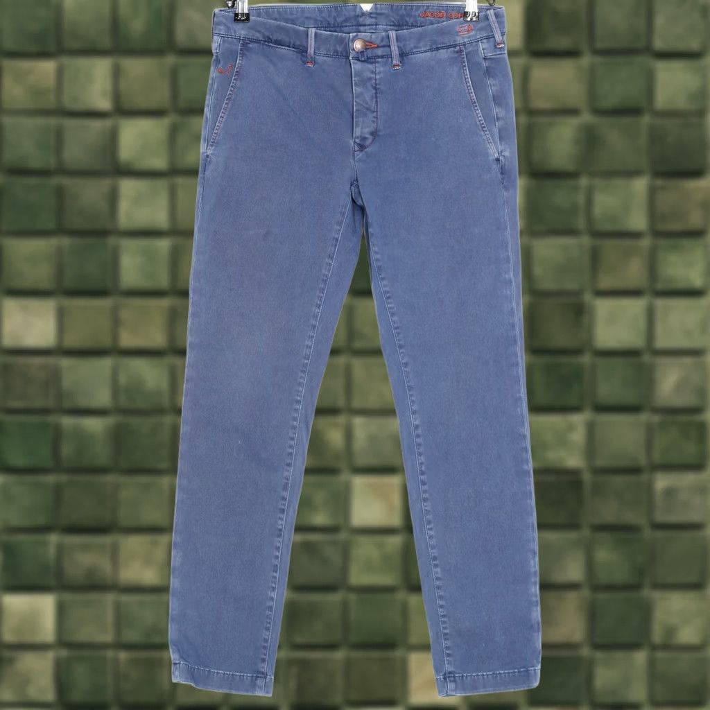 Jacob Cohen JACOB COHEN Academy LION BO STITCH COMF Stretch Slim Chino Trousers Men Size 32 Size US 32 / EU 48 - 1 Thumbnail