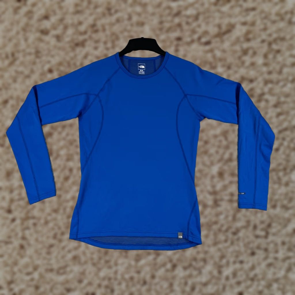 The North Face VINTAGE The North Face Shirt Men Small Blue Polyester Blend Long Sleeve Crew Neck Flash Men Size US S / EU 44-46 / 1 - 1 Thumbnail