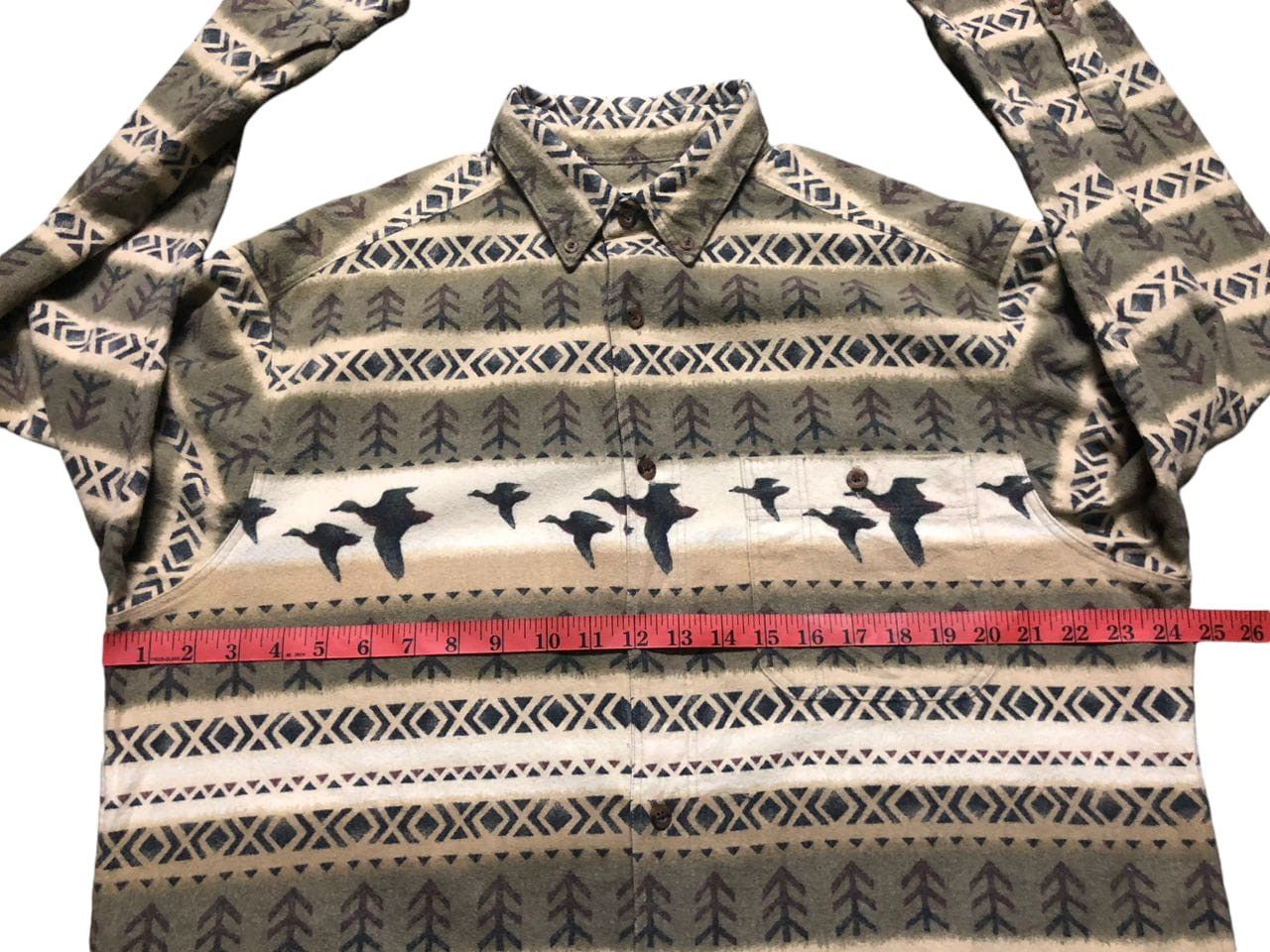 Vintage × Woolrich Woolen Mills Vintage Woolrich Shacket Duck Arrow Button Up Shirt Size US L / EU 52-54 / 3 - 15 Thumbnail