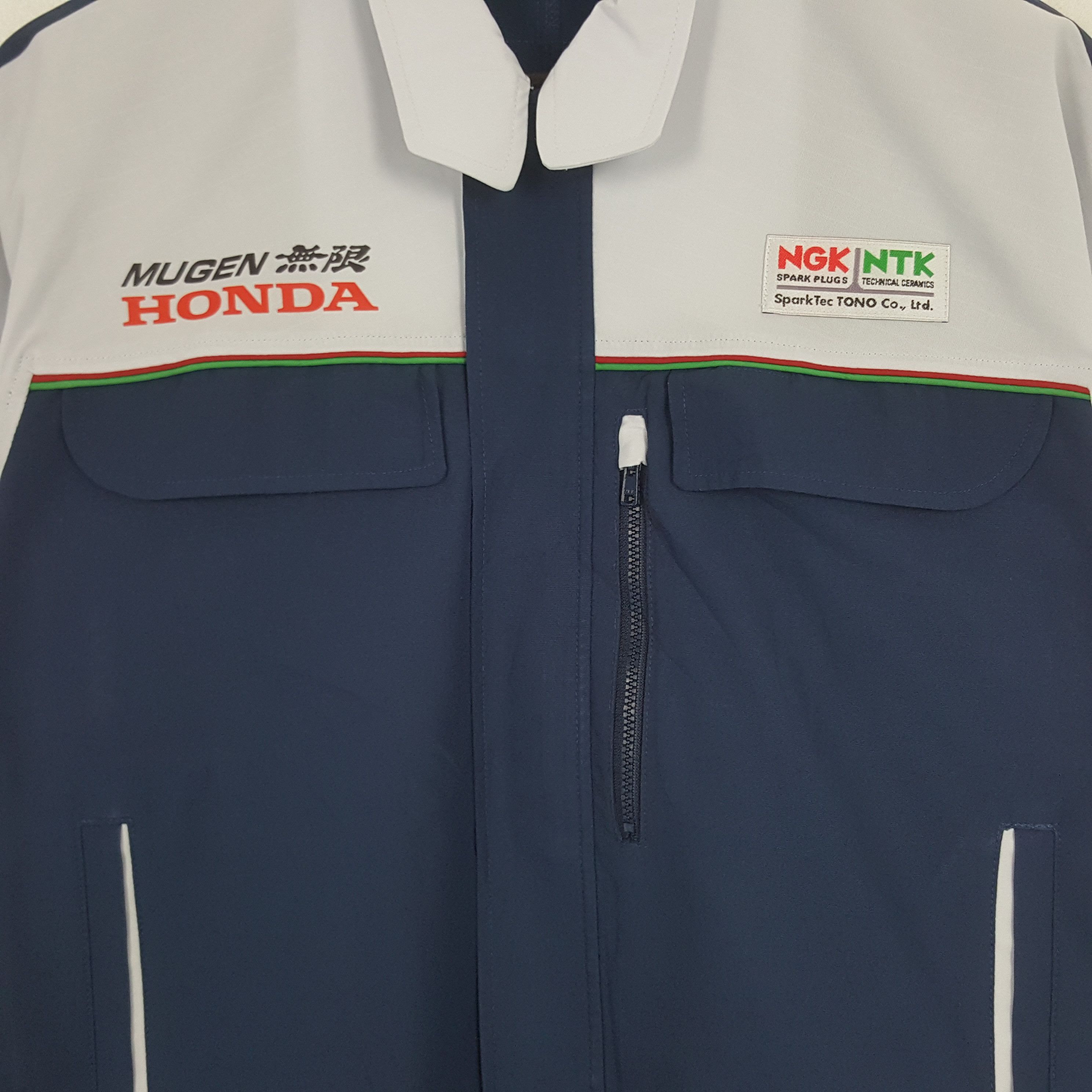 Honda × Japanese Brand × Vintage Vintage Honda Racing Custom Worker Short Sleeve Jacket Size US L / EU 52-54 / 3 - 4 Thumbnail