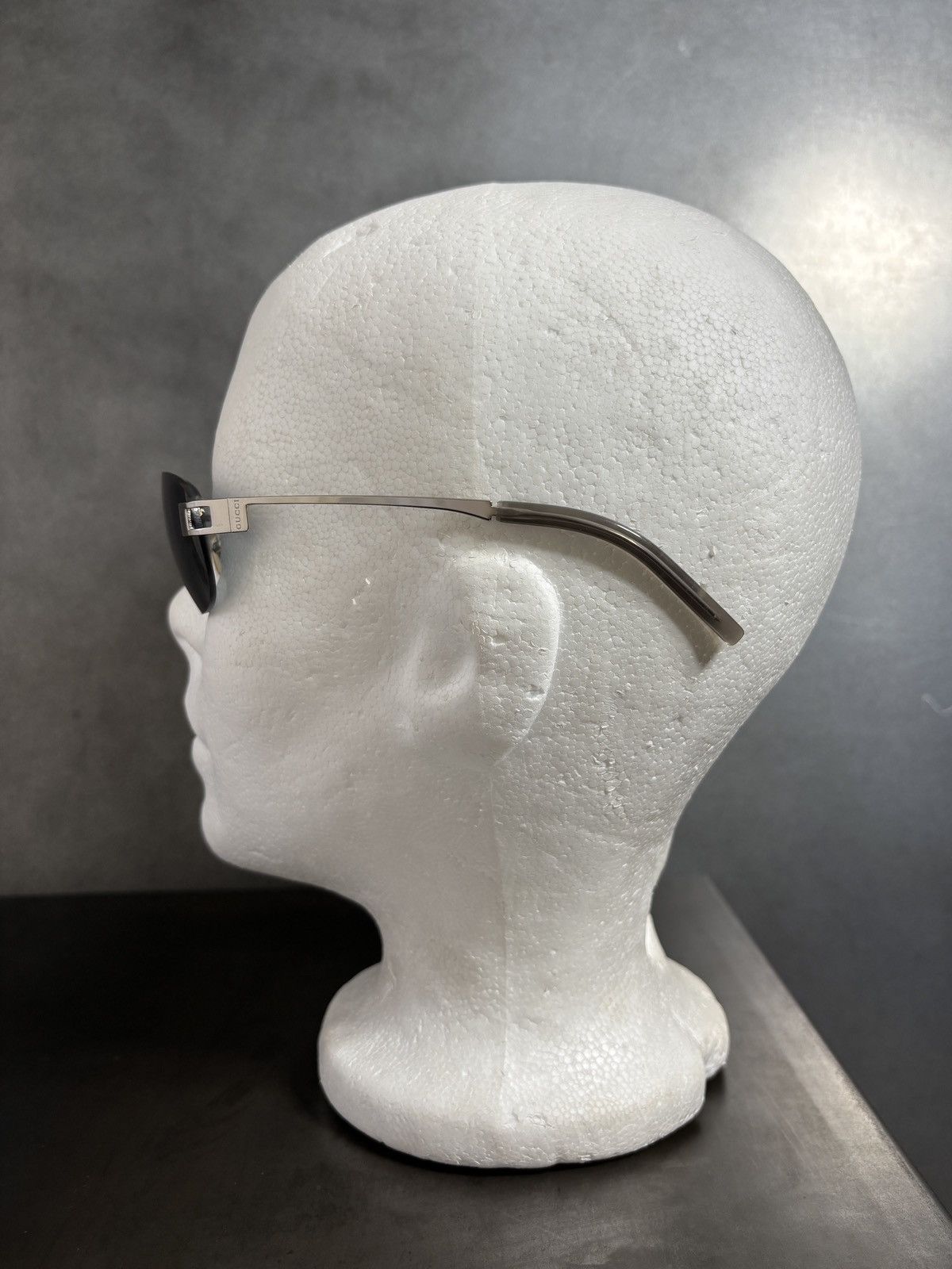Gucci 2000s Vintage Gucci Sunglasses Y2K Rimless GG 1429/S 1990s Size ONE SIZE - 19 Thumbnail
