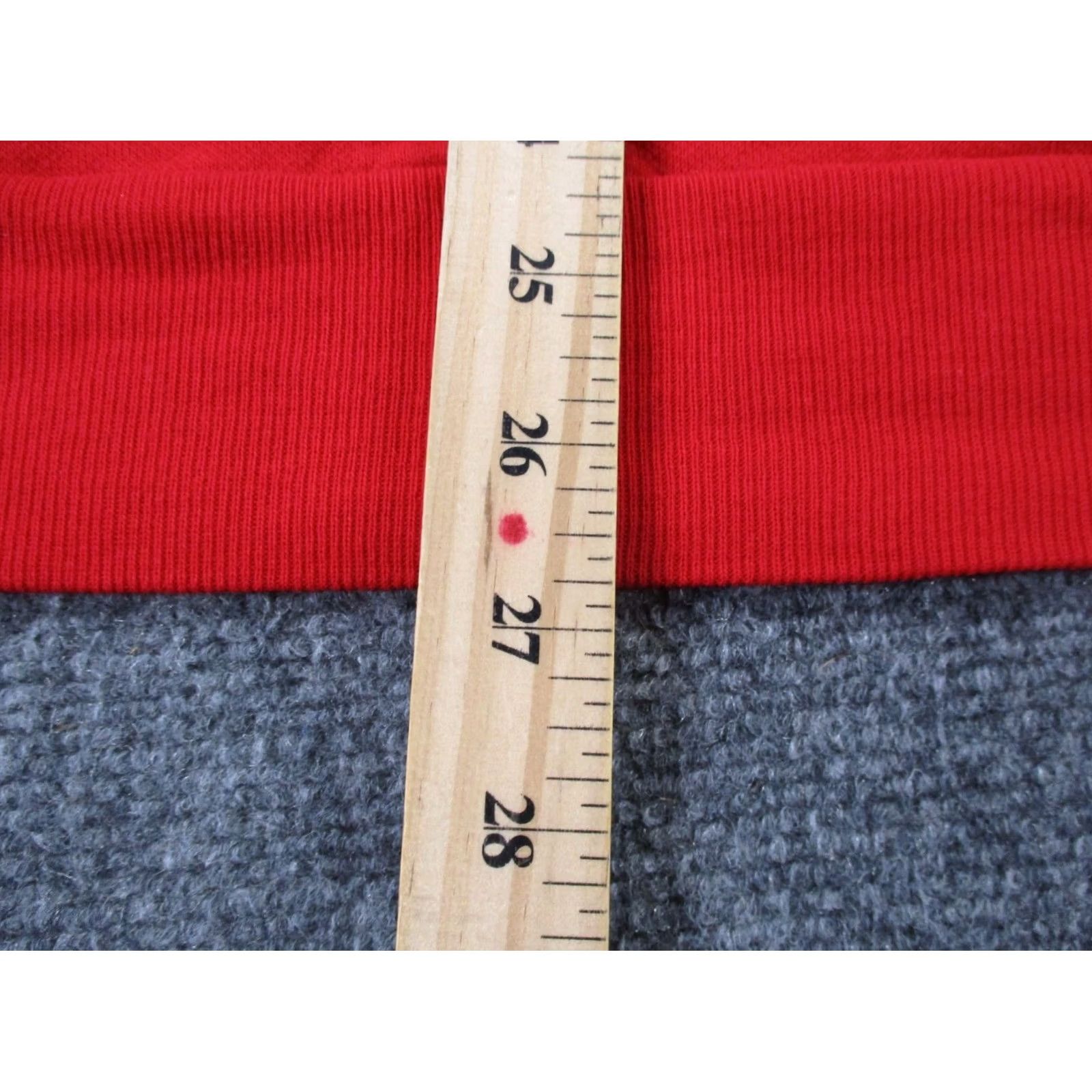 Vintage VINTAGE Land'n Sea Mickey Mouse Sweatshirt Men 3XL Crew Neck Red Pullover Sweater Christmas 90s Holiday Graphic Print Knit Regular Mens Size US XXL / EU 58 / 5 - 4 Thumbnail