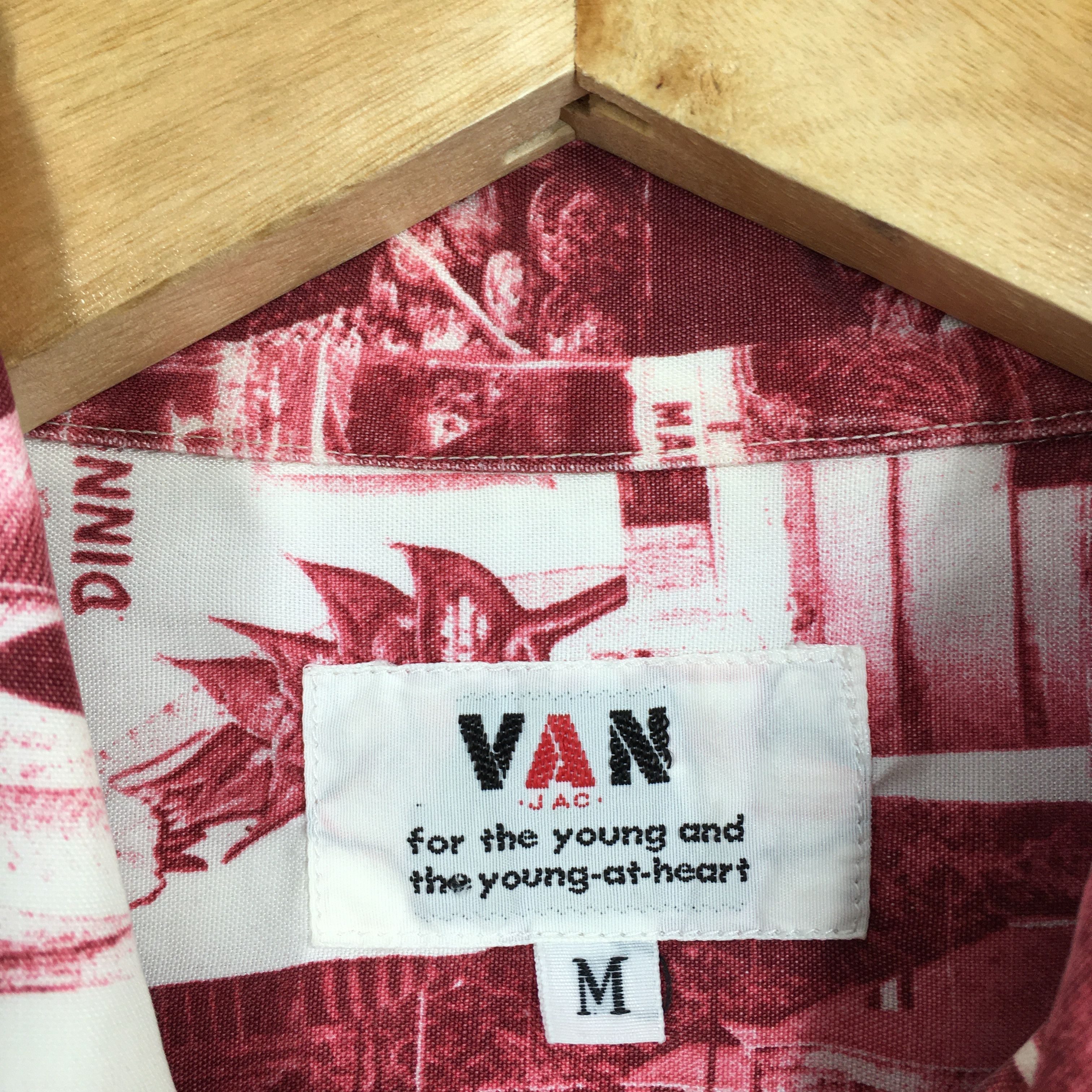 Vintage Vintage 80s Van Jac Japan Hawaiian Hula Girl Shirt Medium Size US M / EU 48-50 / 2 - 5 Thumbnail