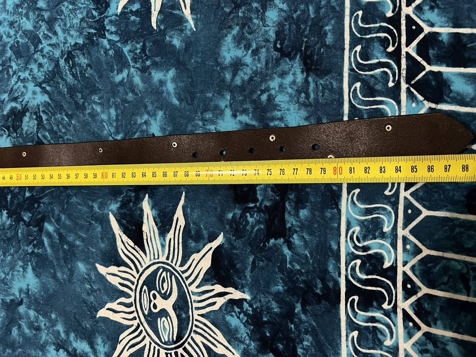 Leather Vintage rodeo Leather Belt Saddler Cowboy Size 30 - 13 Thumbnail