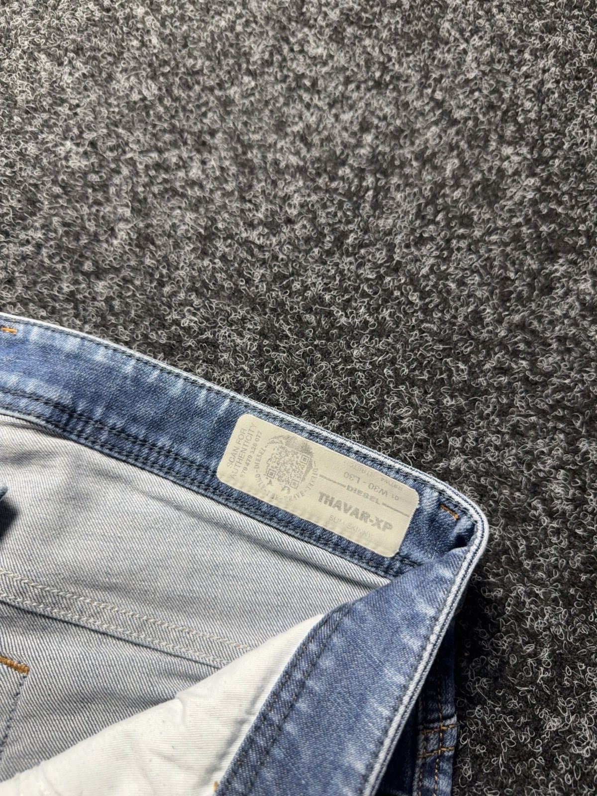 Diesel 00s Y2K Luxury Diesel Thavar-XP Slim Tapered Jeans Y2K Denim Size US 30 / EU 46 - 8 Thumbnail
