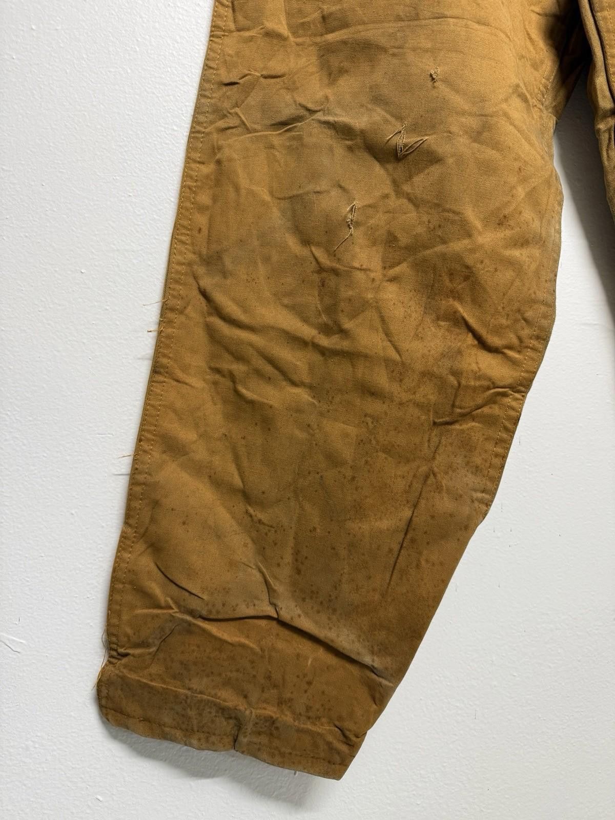 SafTbak 1960s SafTbak Hunting Pants Men's 30/29 Canvas Duck Size ONE SIZE - 9 Thumbnail