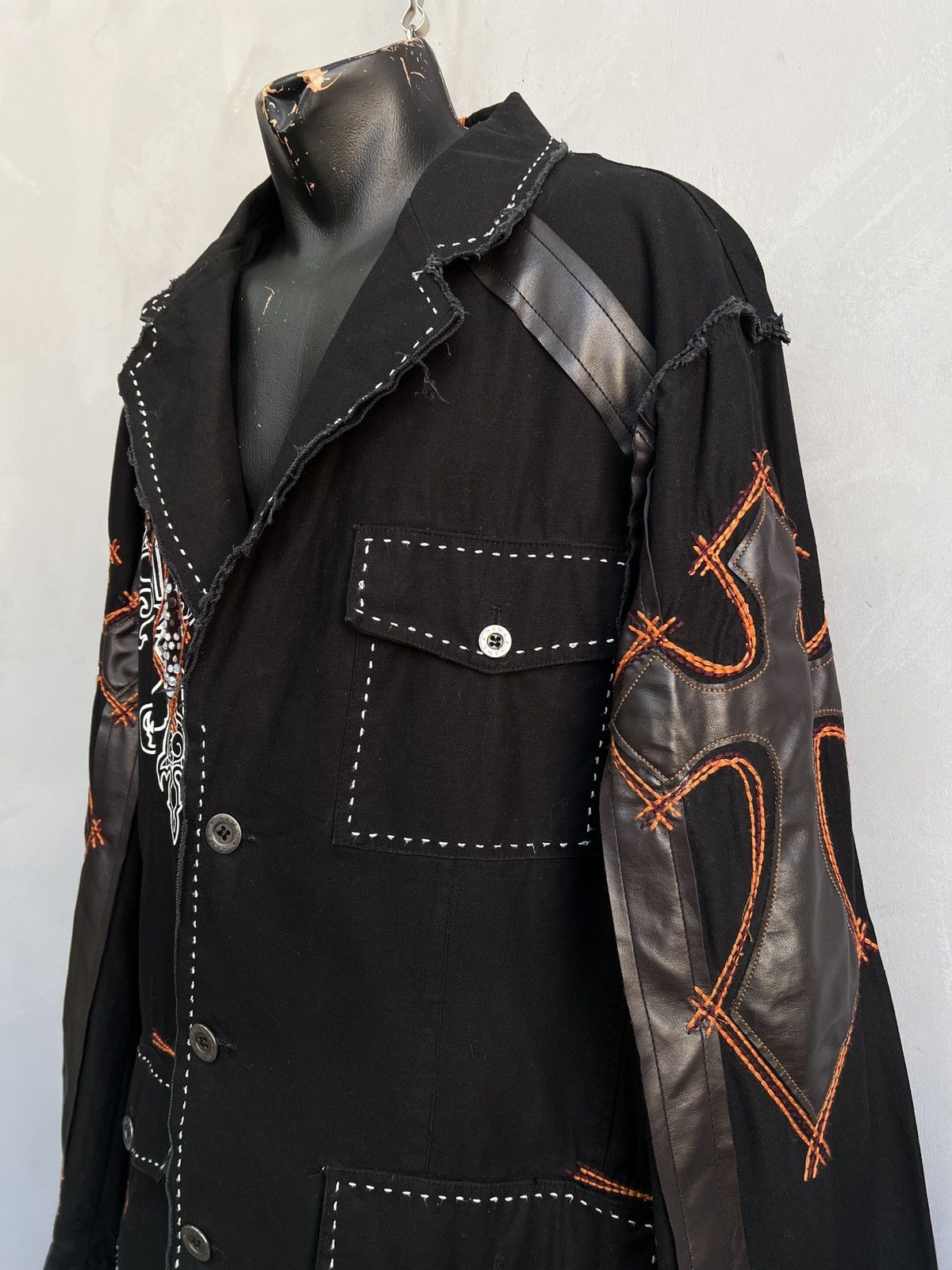 PPFM Rare stitching hysteric glamour style cotton blazer jacket Size US L / EU 52-54 / 3 - 2 Thumbnail