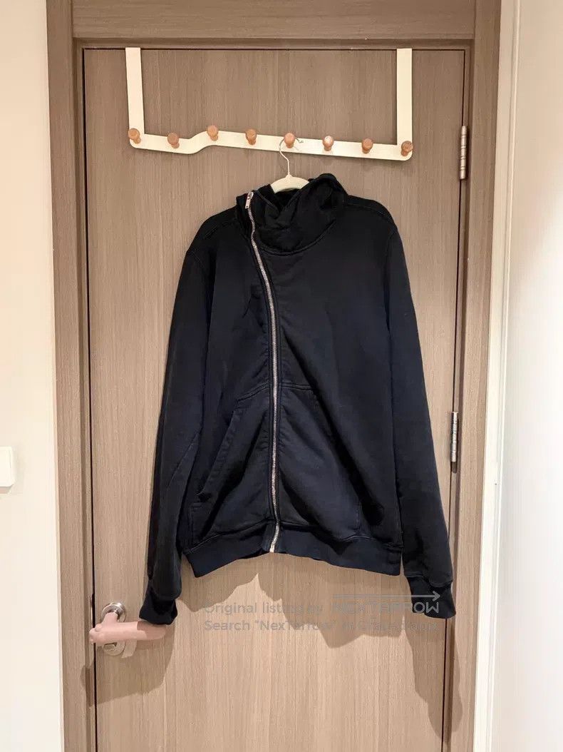 Rick Owens Rick Owens Double thread drkshdw diagonal zipper jacket Size US XL / EU 56 / 4 - 1 Thumbnail