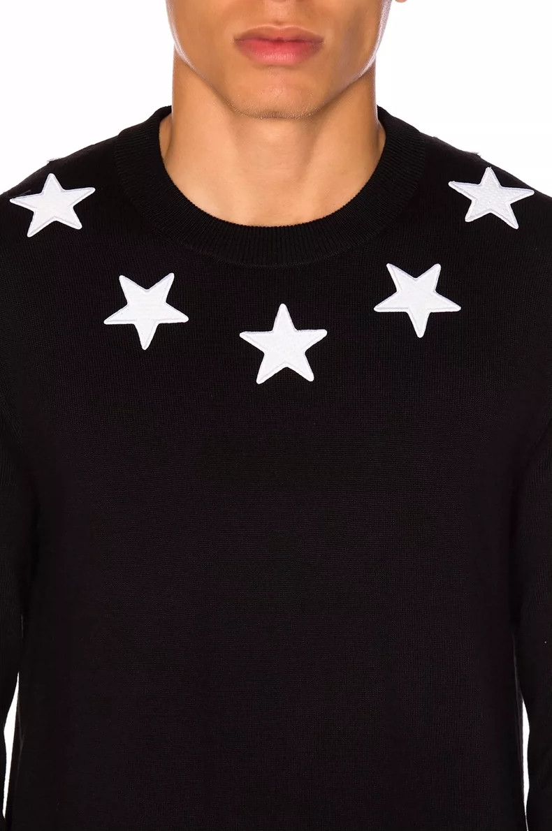Givenchy Givenchy Show Model Pentagram Patch T-Shirt Size US XL / EU 56 / 4 - 8 Thumbnail