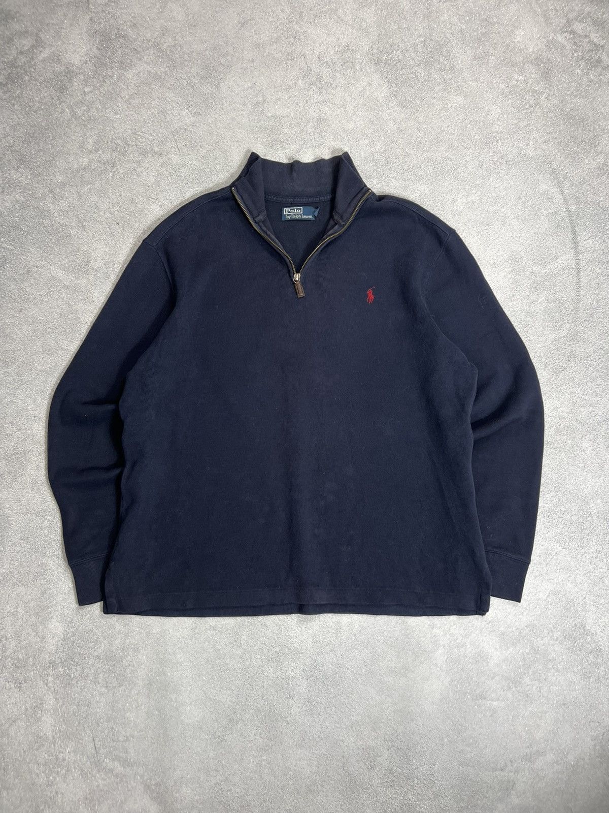 Polo Ralph Lauren Vintage Polo Raplh Lauren 3/4 Zip OldMoney Y2K Hoodie Size US L / EU 52-54 / 3 - 2 Thumbnail