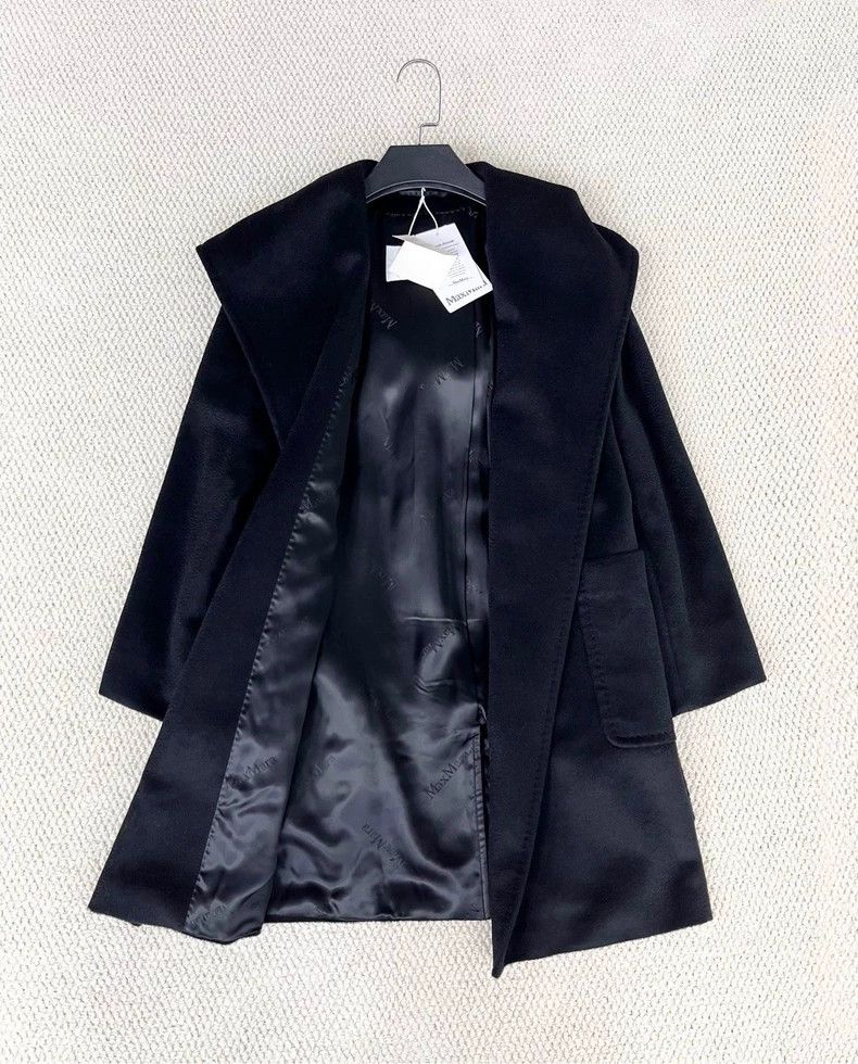 Max Mara Max Mara Black bathrobe cashmere coat Size M / US 6-8 / IT 42-44 - 5 Thumbnail