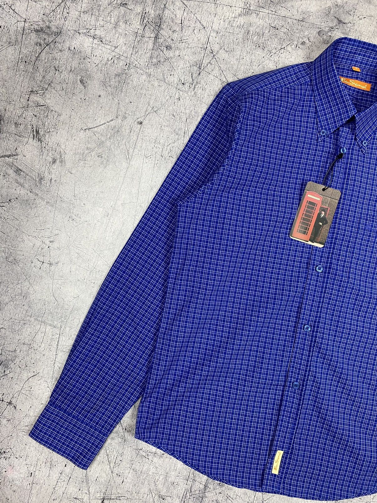 Ben Sherman × Designer NEW Ben Sherman Checked Designer Button Up Shirt Size US M / EU 48-50 / 2 - 11 Thumbnail