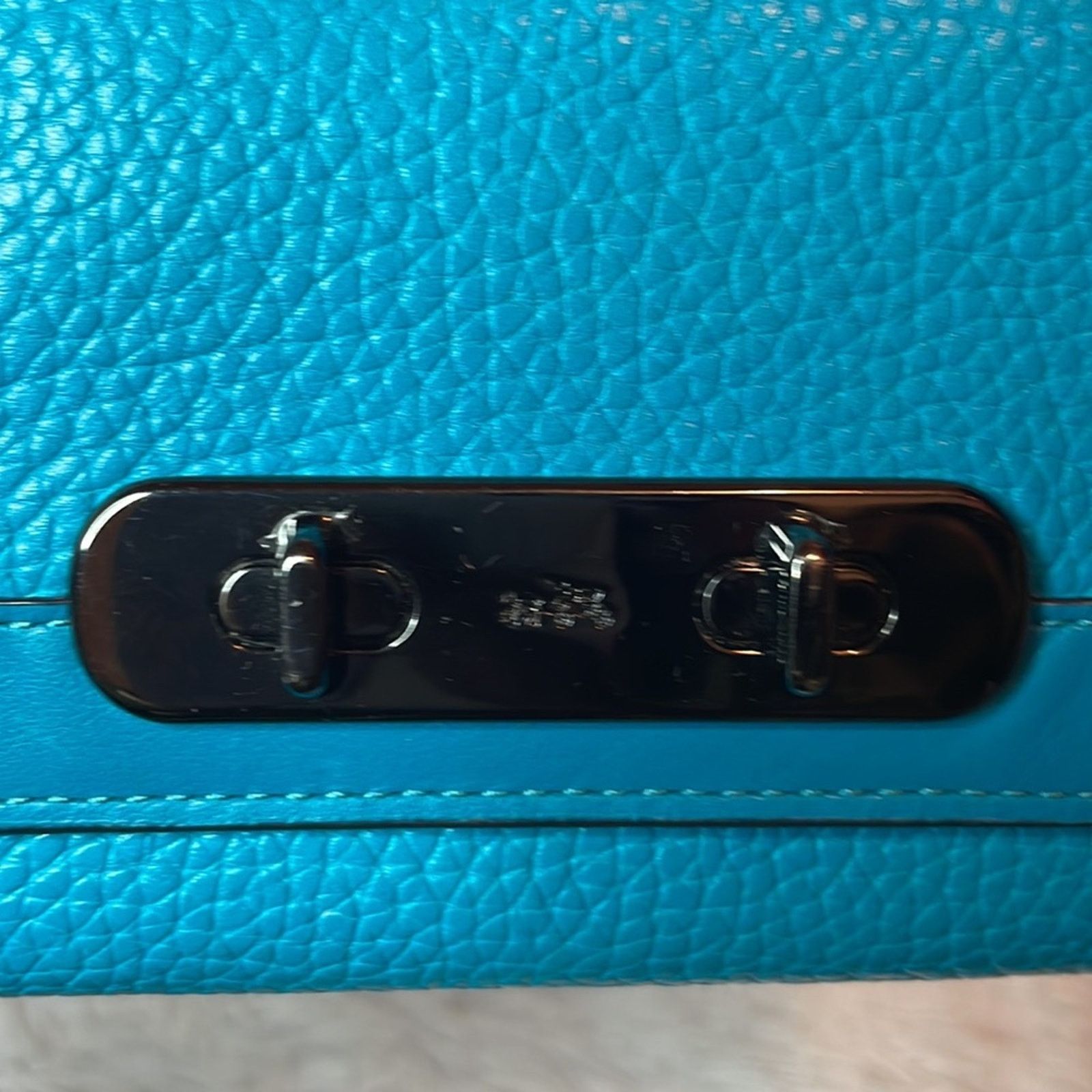 Coach Coach Swagger 27 Satchel Crossbody + Wallet Set Turquoise Size ONE SIZE - 14 Thumbnail
