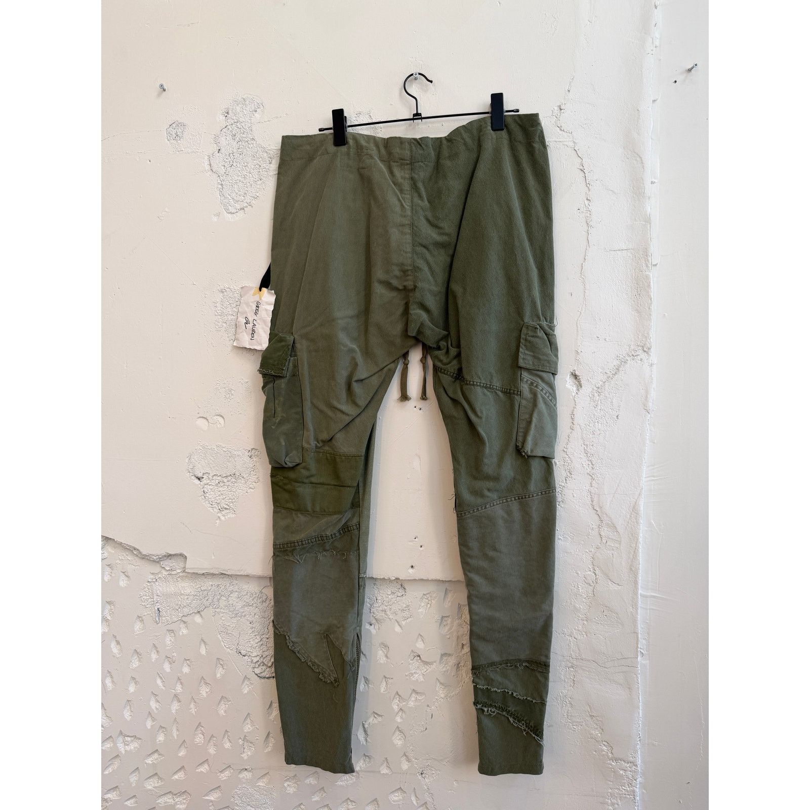 Greg Lauren Greg Lauren SAMPLE Tent Patchwork Cargo Pants Size US 34 / EU 50 - 5 Thumbnail