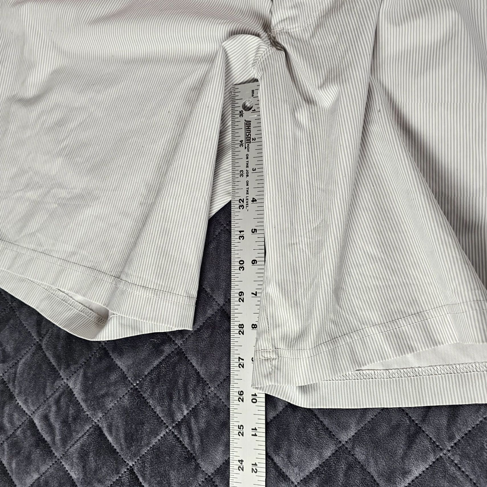 Champion Champion Shorts Mens 34 W Beige Striped Golfing Golfer Preppy Dry Zip Size US 34 / EU 50 - 6 Thumbnail